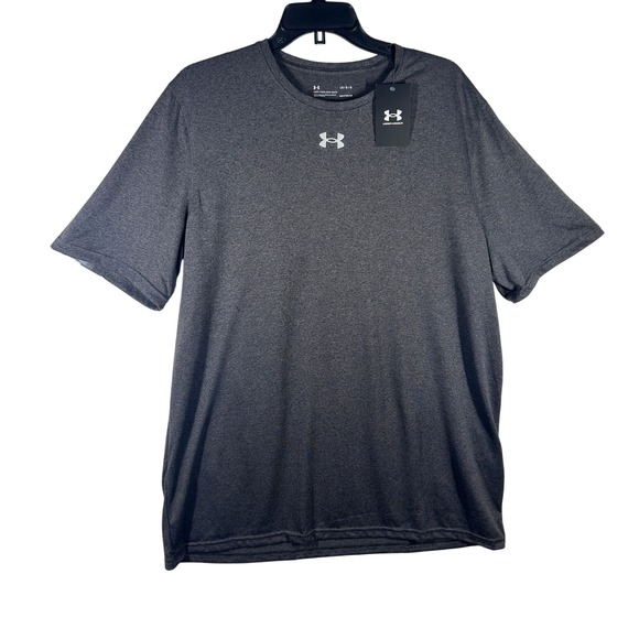 Under Armour Mens Locker Tee 2.0 SS Gray Short Sleeve T-Shirt Athletic Large NEW - Picture 1 of 8